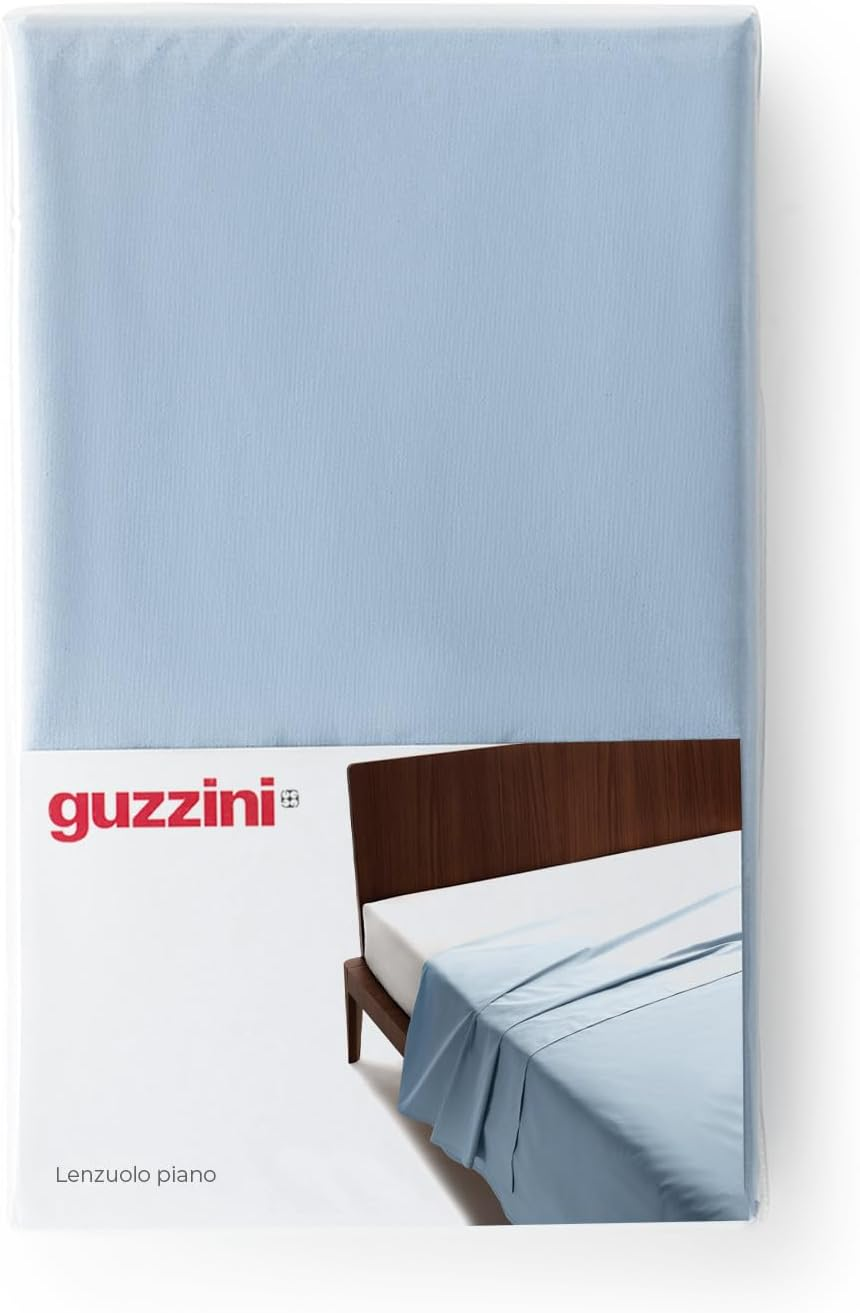 Guzzini Classic &ndash; Double Bed Linen 180 X 280 Cm, 100% Oekotex Certified Percale Fresh and Breathable, Double Bed Sheet for Soft Durable Bedding image number 2