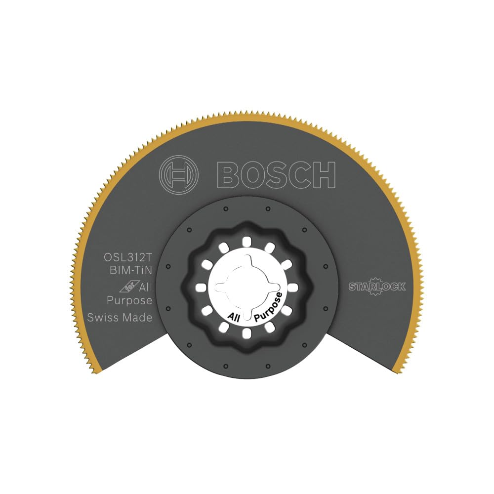 Bosch OSL312T Starlock Titanium Bi-Metal Segmented Saw Blade, 3-1/2" image number 6