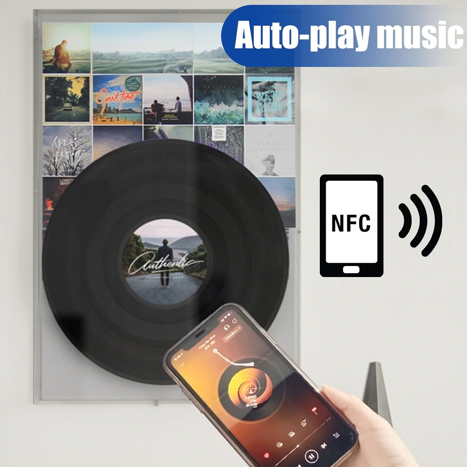 Supcomsta 50Pcs NFC Tags, NFC Stickers Ntag 215 NFC Tag, Compatible with Tagmo & Amiibo, NFC Tags Iphone/Android, Round, White image number 4