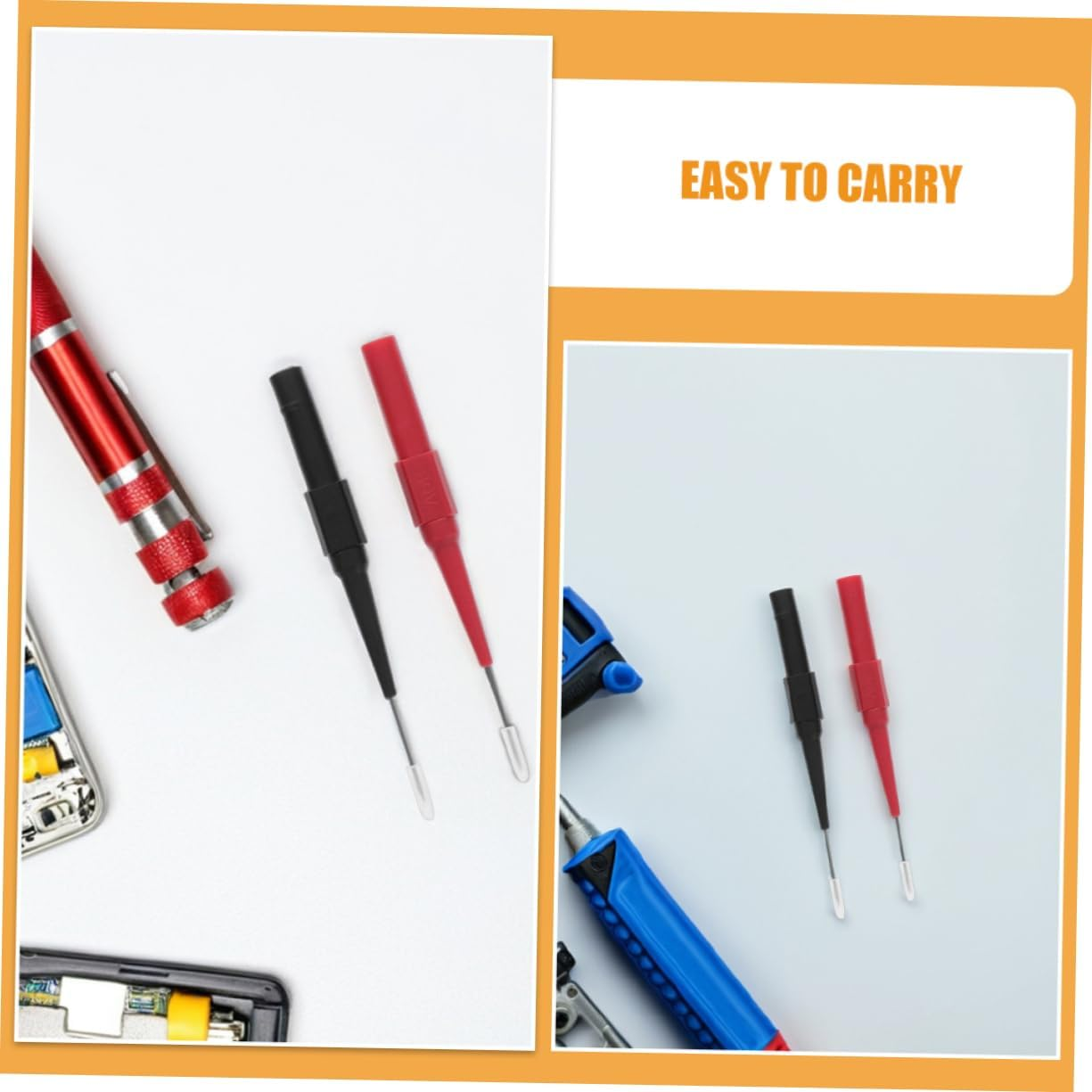 Operitacx 12Pcs Car Test Probes Needle Tips Automotive Electrical Tester Probes for Multimeter Circuit and Experimental Use