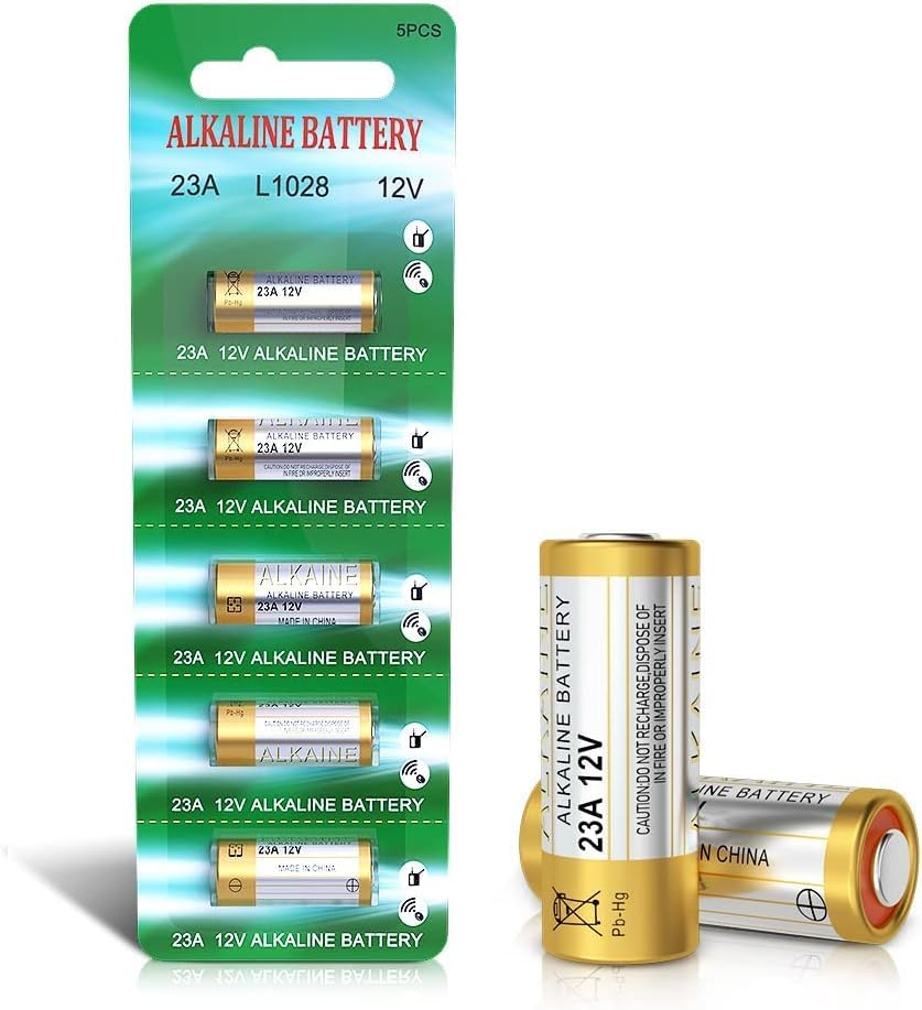 QOCNAM 23A 12V Alkaline Batteries A23S MN21/23 L1028 A23 12V Battery 5Pcs