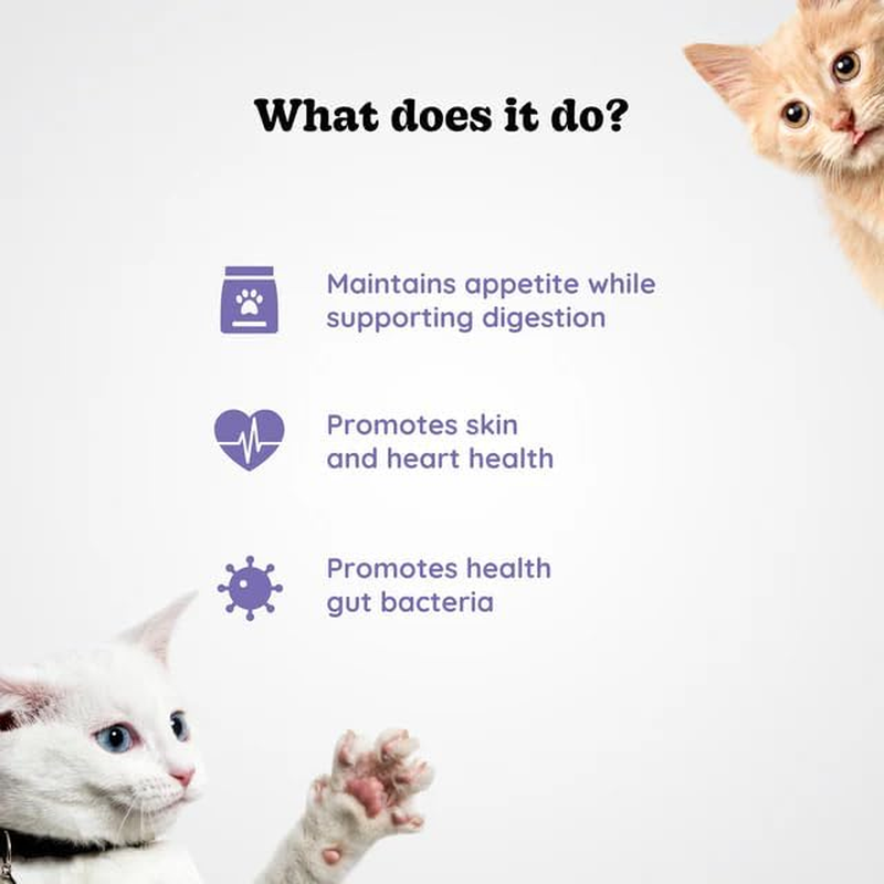 Woohoopets Gut Support for Cats | Healthy Belly & Immune Support, 80G