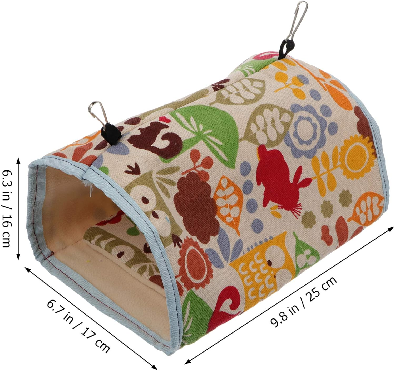 POPETPOP Warm Birds Nest Winter Birds House Bird Hanging Cave Cage Parrot Bed Hammock Hanging Swing Bed Nest Bird House M image number 2