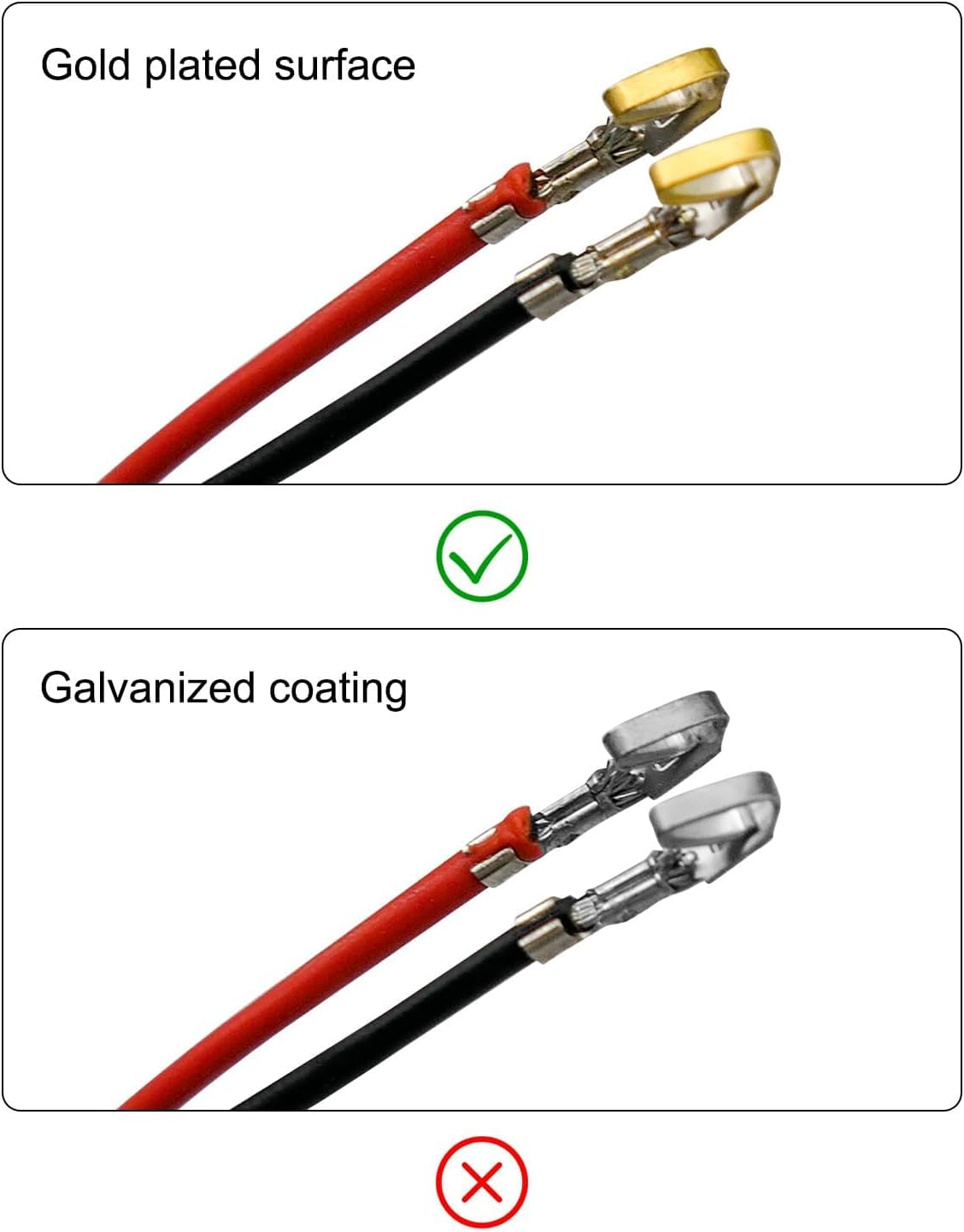 Studry Temperature Sensor with Curled Finger Gilded Connectors Replace 6600-166 Compatible with Jacuzzi Hot Tubs and Sundance Spas image number 4