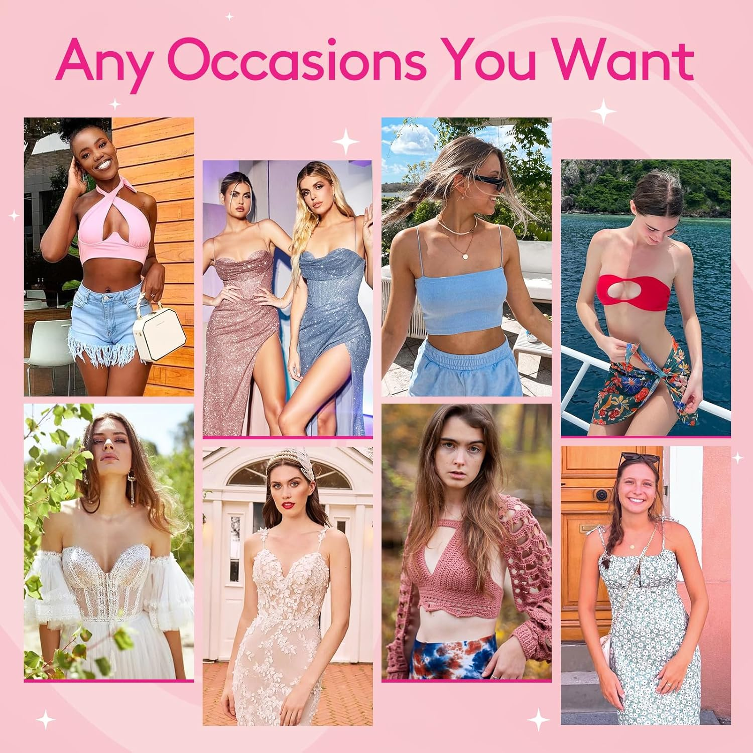 Boob Tape, Boobtapes with 2 Pairs Silicone Reusable Nipple Covers, Boobtape for Large Breast Skin-Friendly Tit Tape, 10 Fashion Tapes With, Adhesive Breast Lift Tape for A-G Cup Beige image number 1