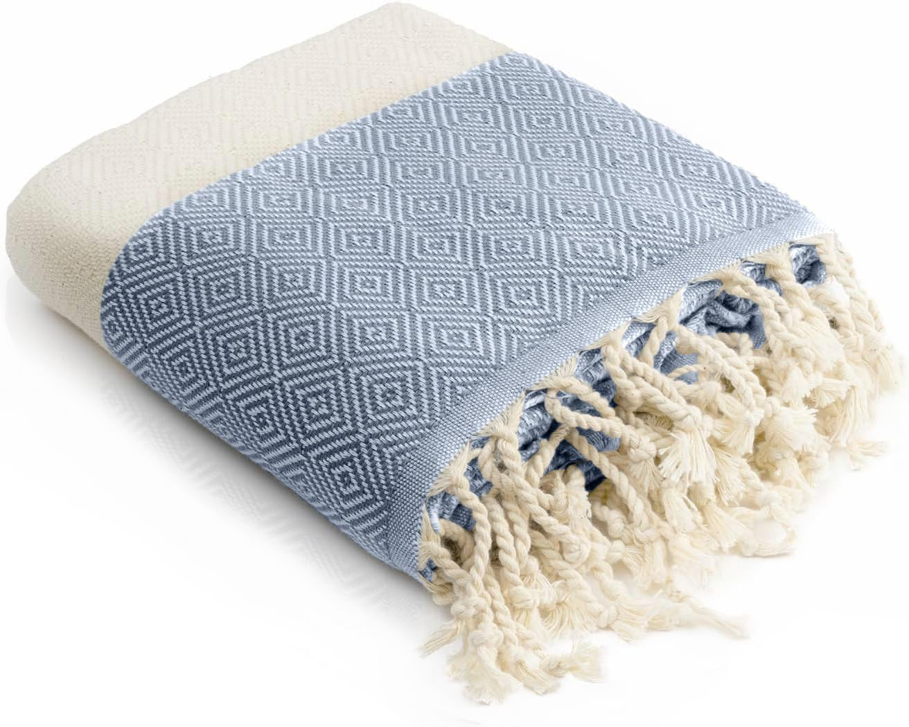 Turkish Beach Towel, Large 39"X71", Sand-Free, Extra Large Light Travel Towel, Travel Essentials, Cruise Accessories, Must-Haves for Adults, Beach Accessories, Gifts - Pink