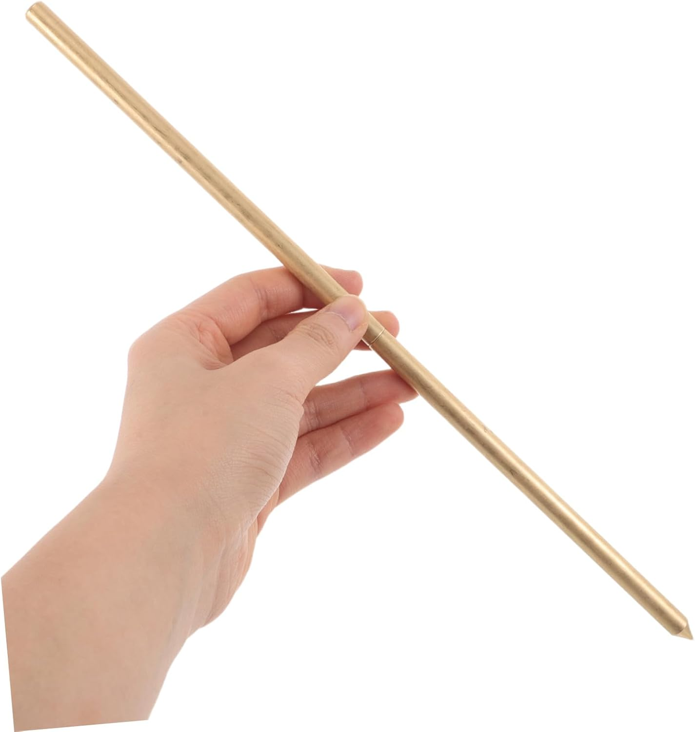 Milisten Threaded Brass Ground Rod for Electric Fence Earthing Fast Electrical Response Copper Earth Pin with Thunder Protection for Agricultural Backup Systems and Antenna Grounding