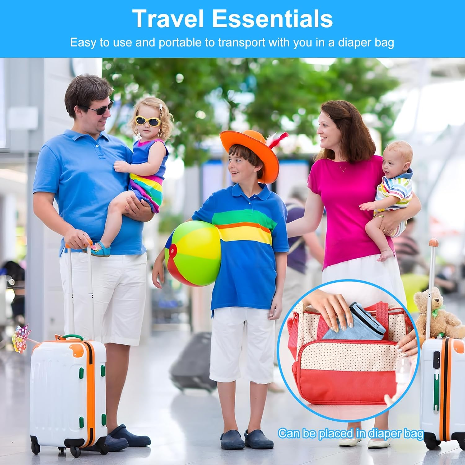 Toddler Airplane Bed, Kids Airplane Seat Extender Travel Bed, Kids Airplane Travel Essentials, Airplane Must Have for Toddlers, Portable Plane Bed Foot Rest for Flights image number 4