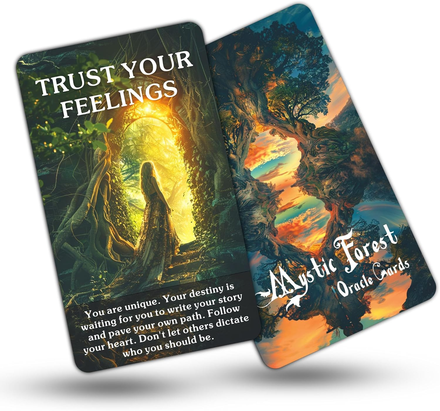 Mystic Enchanted Forest Oracle Cards, Mystical Guidance and Inspiration from Nature'S Magical Realm, Nature'S Wisdom Oracle Deck,Oracle Cards for Beginners image number 5