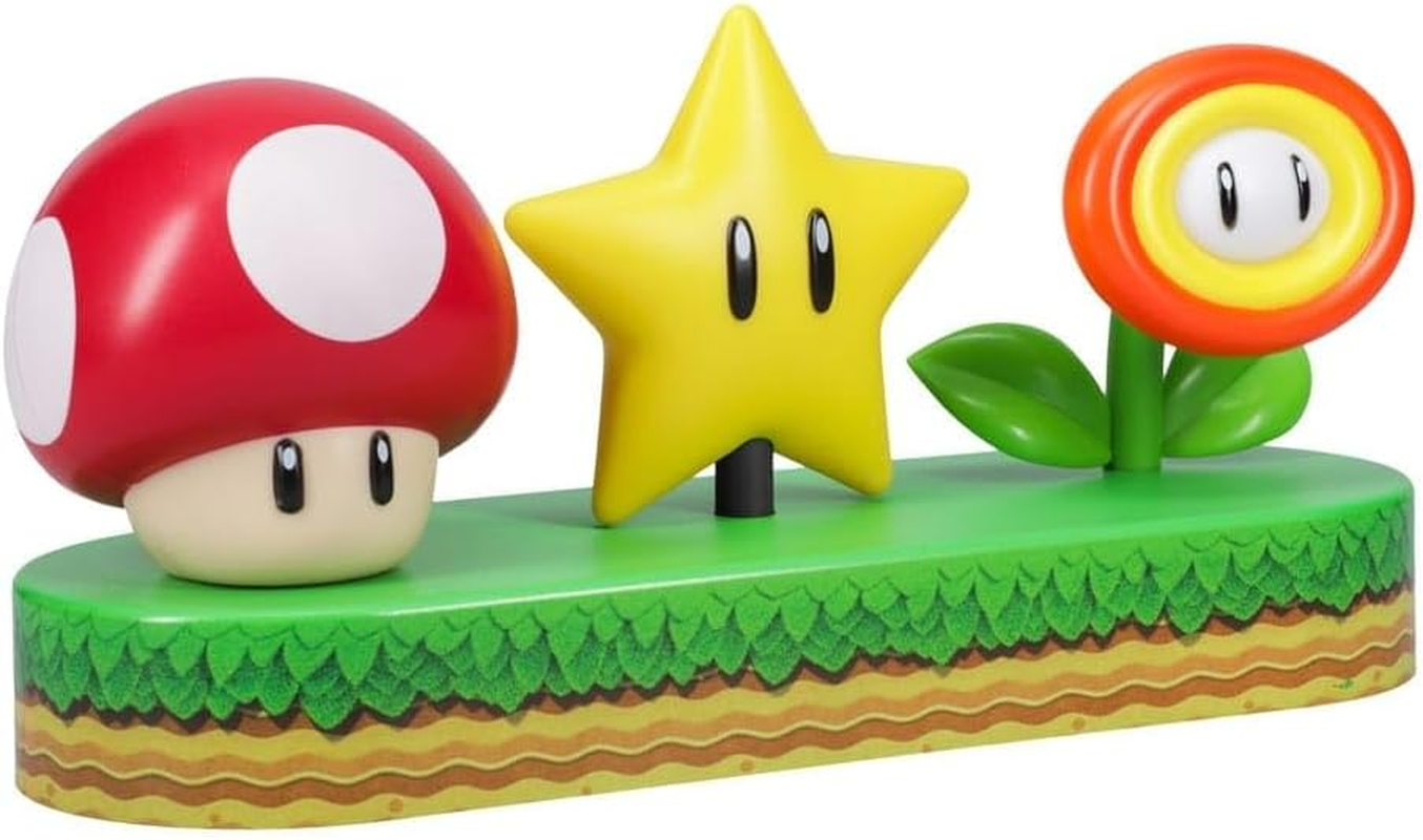 Paladone Super Mario Icon Light - Officially Licensed Mario Brothers Free Standing Desk Light, Gaming Room Decor and Merchandise for Boys and Girls, Nightlight Gift Accessory for Bedroom image number 1