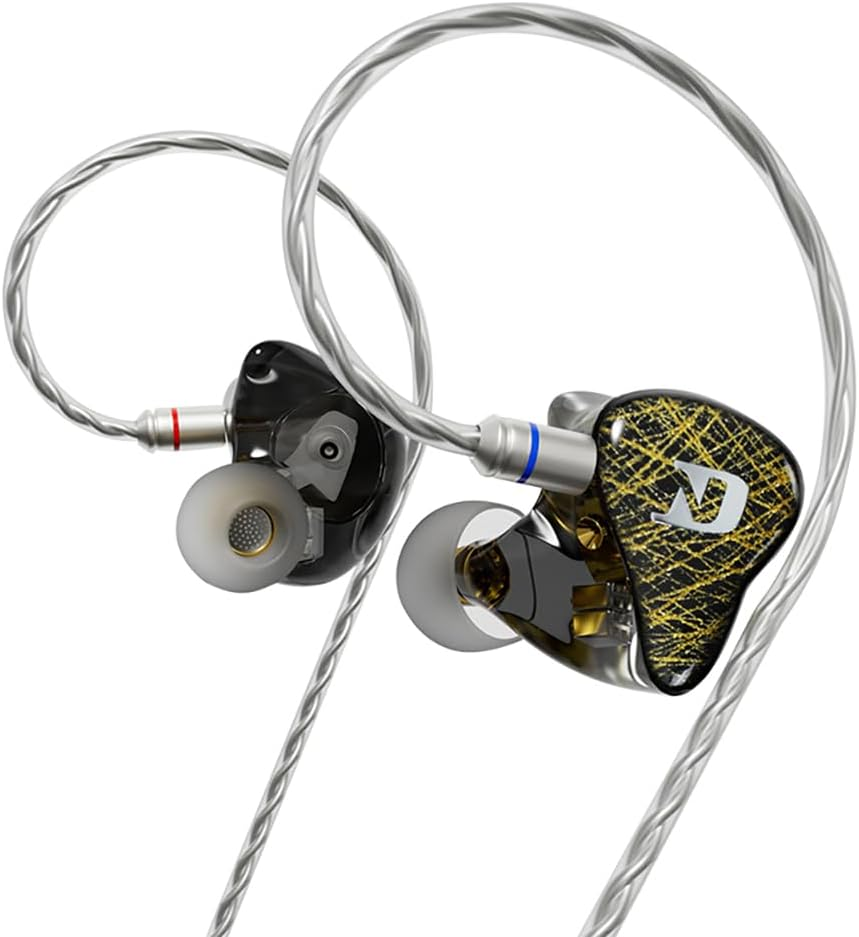 Hifi Kingdom ND-001 Hybrid (1DD+4BA) Wired In-Ear Monitor Black No Mic image number 3