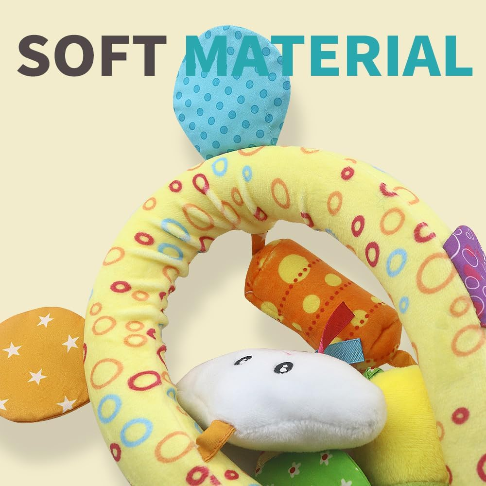 Baby Bassinet Toys, Infant & Toddlers Crib Stroller Accessory & Pram Activity Bar Toy for Senses and Motor Skills Development Indoor and Outdoor (Butterfly) image number 4