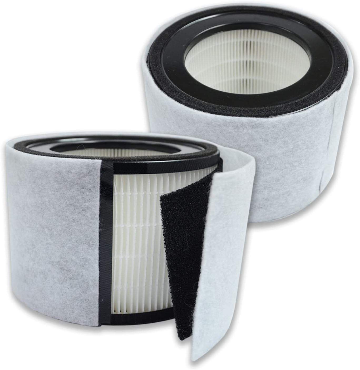 PUREBURG Replacement True HEPA Filter Set Compatible with Trusens Z-2000 Z2000 Z-2500 Air Purifier,2-Pack H13 3-Stage Filtration Activated Carbon Medium Room image number 2