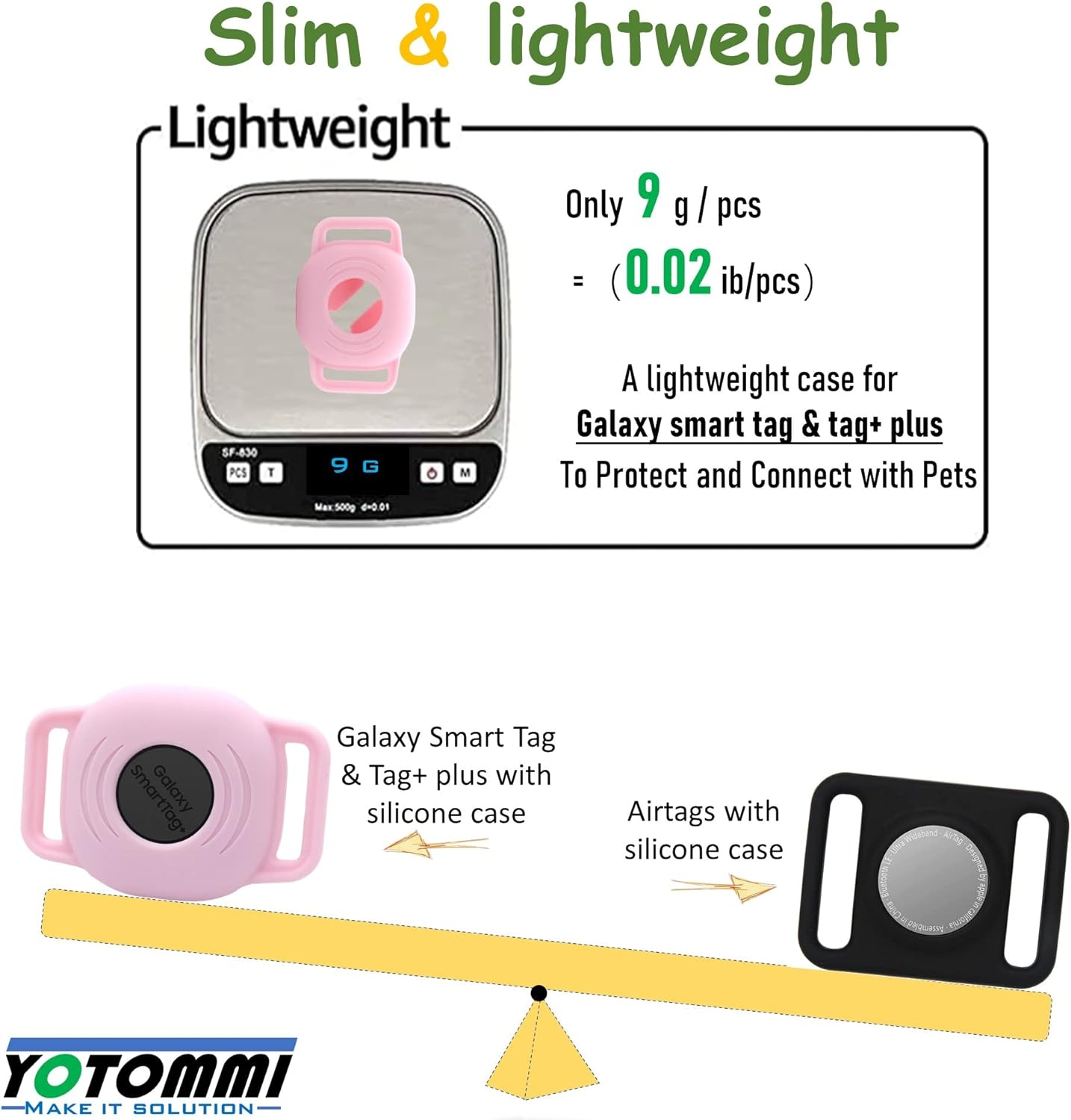 Silicone Case for Galaxy Smarttag for Dog, Slim Sleeve for Samsung Smart Tag+Plus Tracker for Pet Collar, Itag Sleeve Accessories Finder for Cat Necklace Dropper, Secure Holder for Kids (4 Pack) image number 4