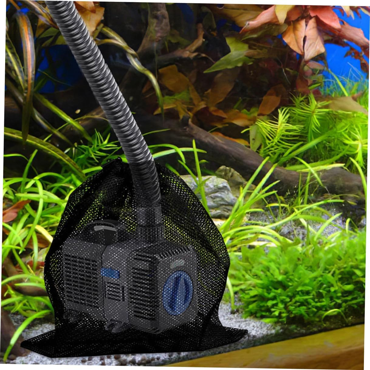 Anneome 4Pcs Large Drawstring Pump Barrier Bags Pool Vacuum Filter Mesh for Outdoor and Swimming Pool Pumps Water Protection with Easy Replacement and High Capacity Design image number 2