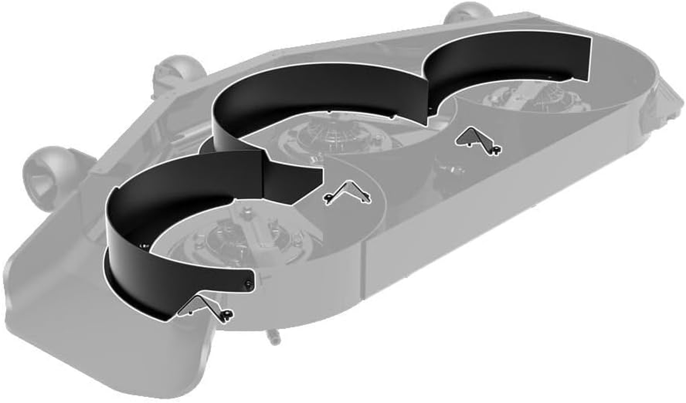 EGO Power+ AB5200D 52&rdquo; Z6 Zero Turn Riding Mower Replacement Blade Set image number 1