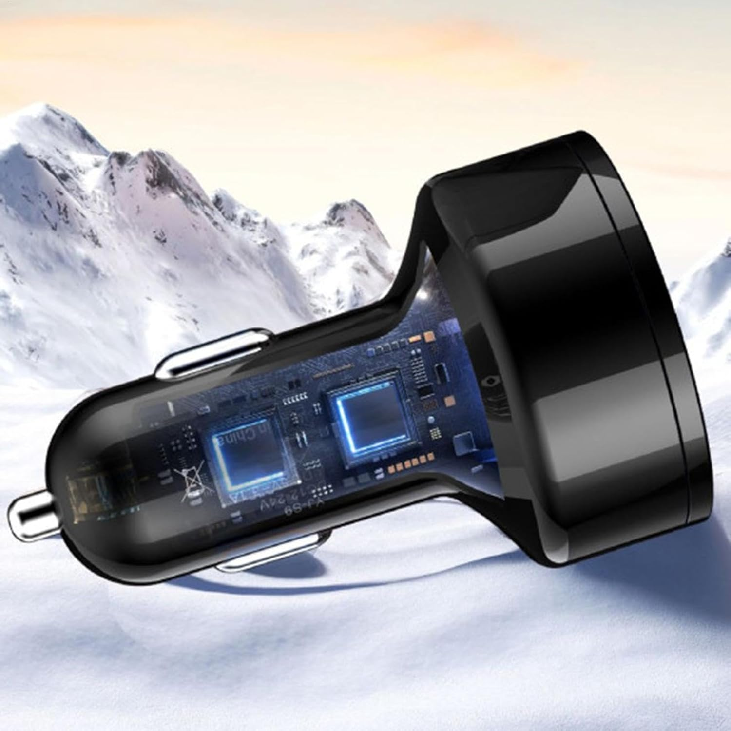 Car Charger USB Fast Charge | Fast Charging Block 4-Port Plug-In Phone Adapter,12-24V Car Charging Head Plug-In for Smartphones, Drive Recorders, Cameras image number 6