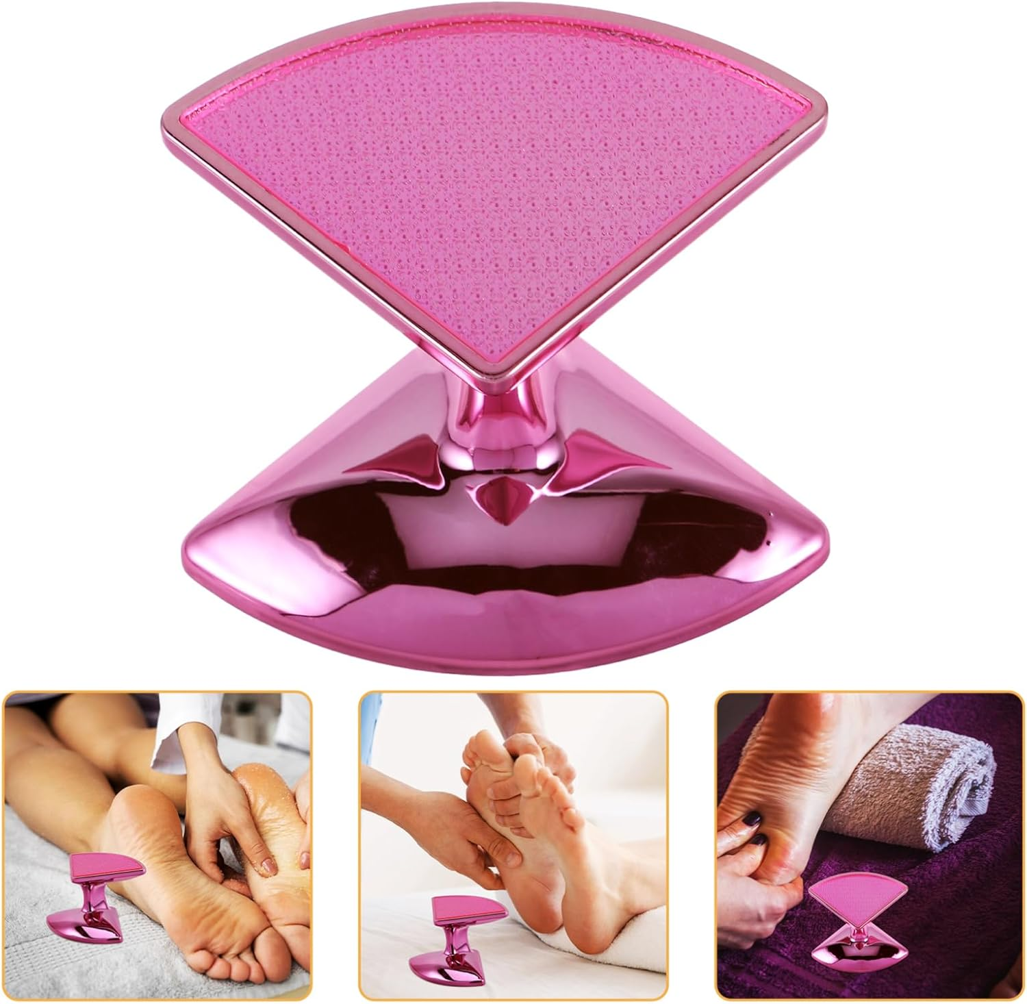 Minkissy Foot Pumice Hair Grinder Pedicure Dead Skin Removal Foot Scrubber for Women image number 2