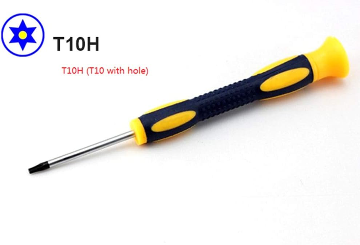 Fongmore T6 T8H T10H with Hole Security Torx Screwdriver Set for Xbox One 360 Controller PS3 PS4 Repair Tool Kit with Safety Lever Pudger image number 2