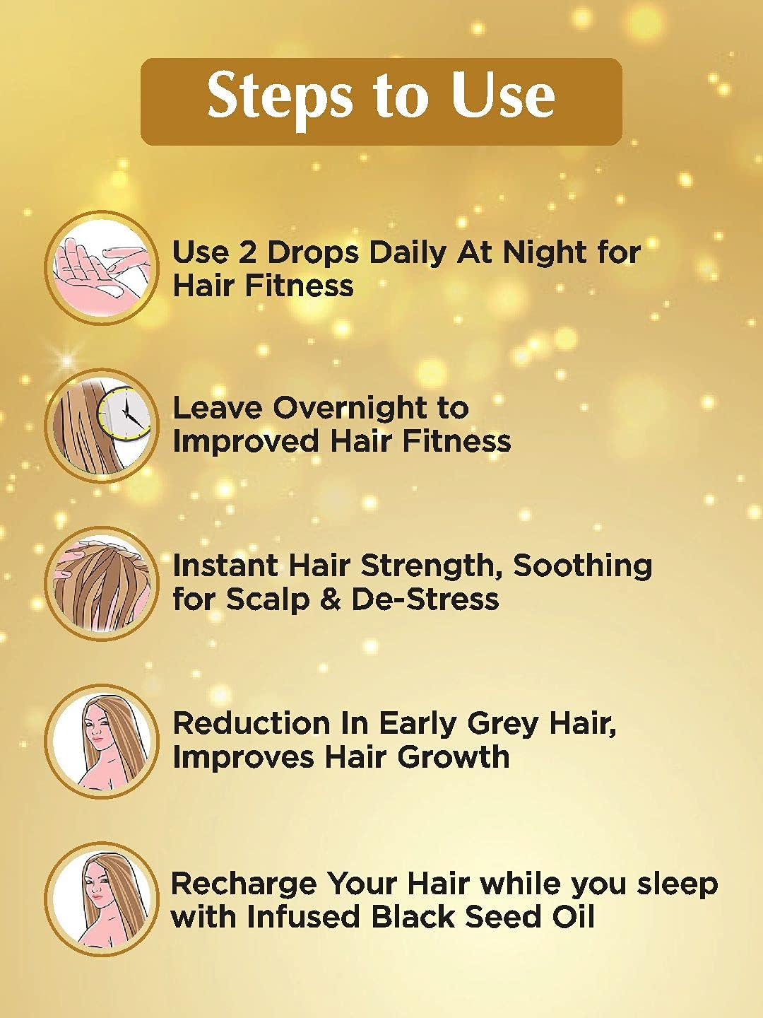 Kehairtherapy KT Professional the Fit Hair Serum 50Ml for Reduction in Early Grey Hair & Improves Hair Growth- Sulfate & Paraben Free