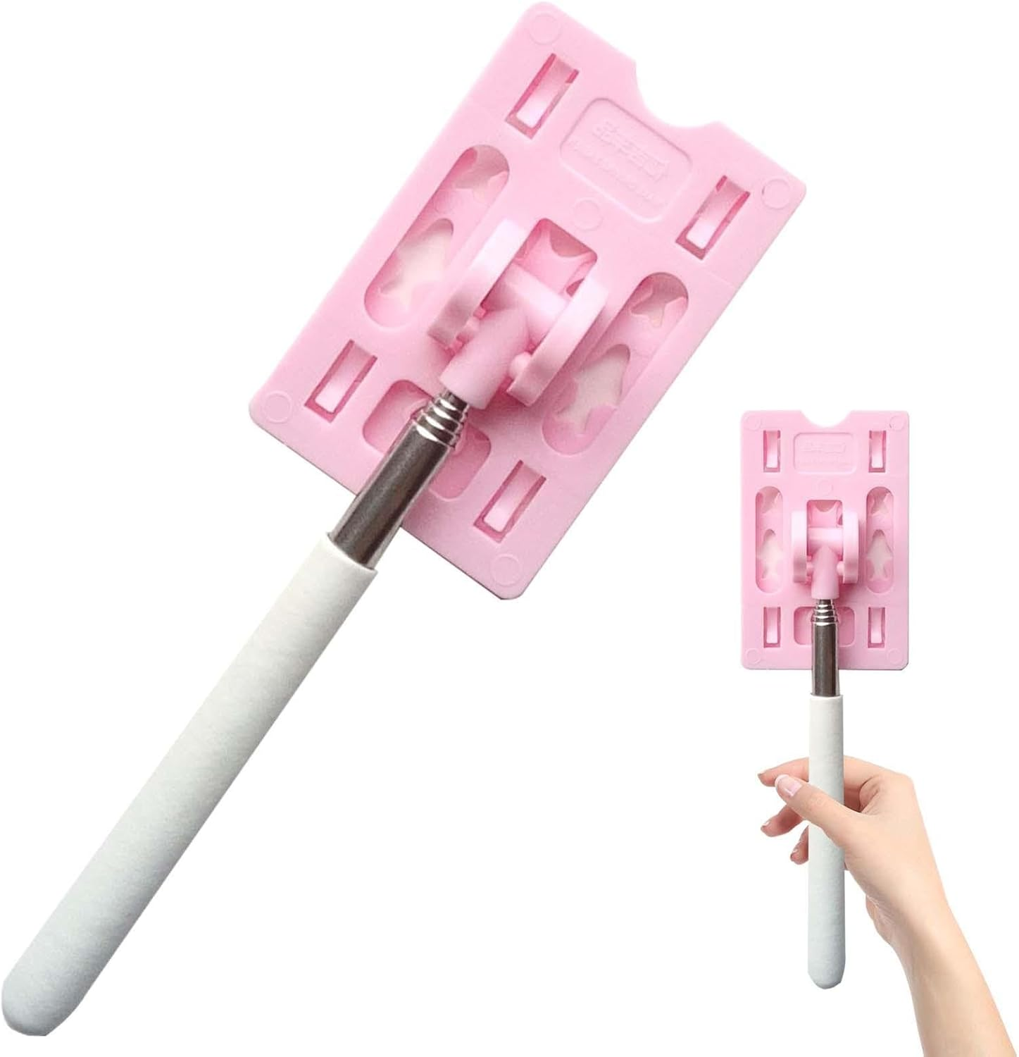 Telescopic Rod Card Holder, Parking Card Holder Toll Rod Extendable Reach Stick for Easy Access at Toll Booths and Garages, Multifunctional Sturdy Secure Stylish Easy to Use