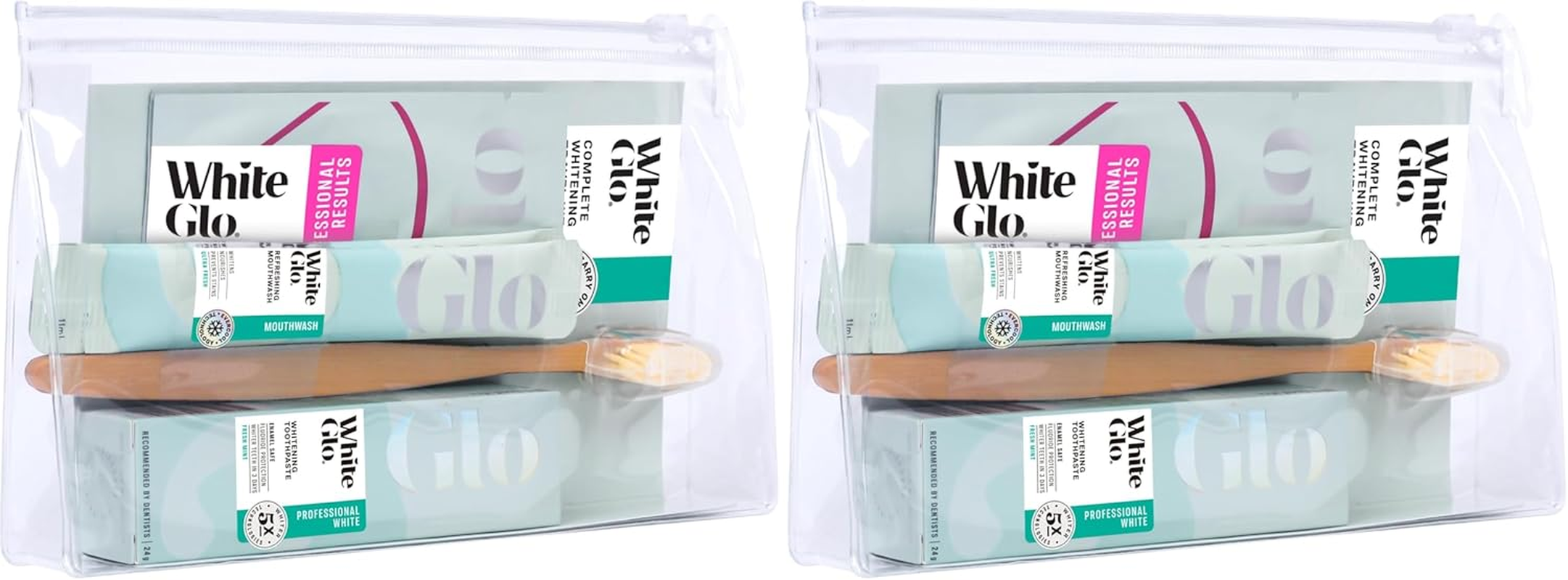 White Glo Complete Whitening Travel Kit