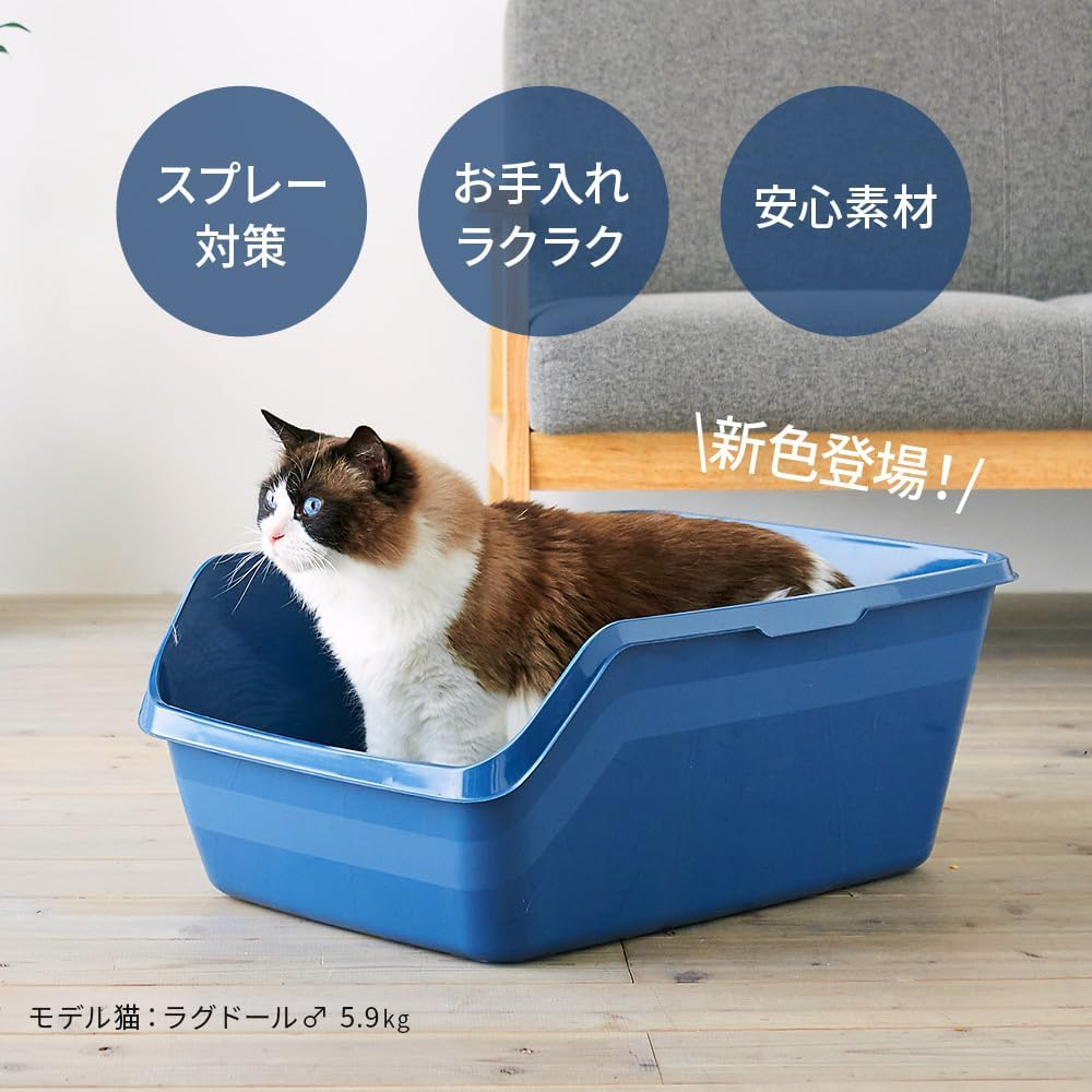 [OFT] HY Cat Jumbo Gray + Litter Catch Step, White Set image number 3