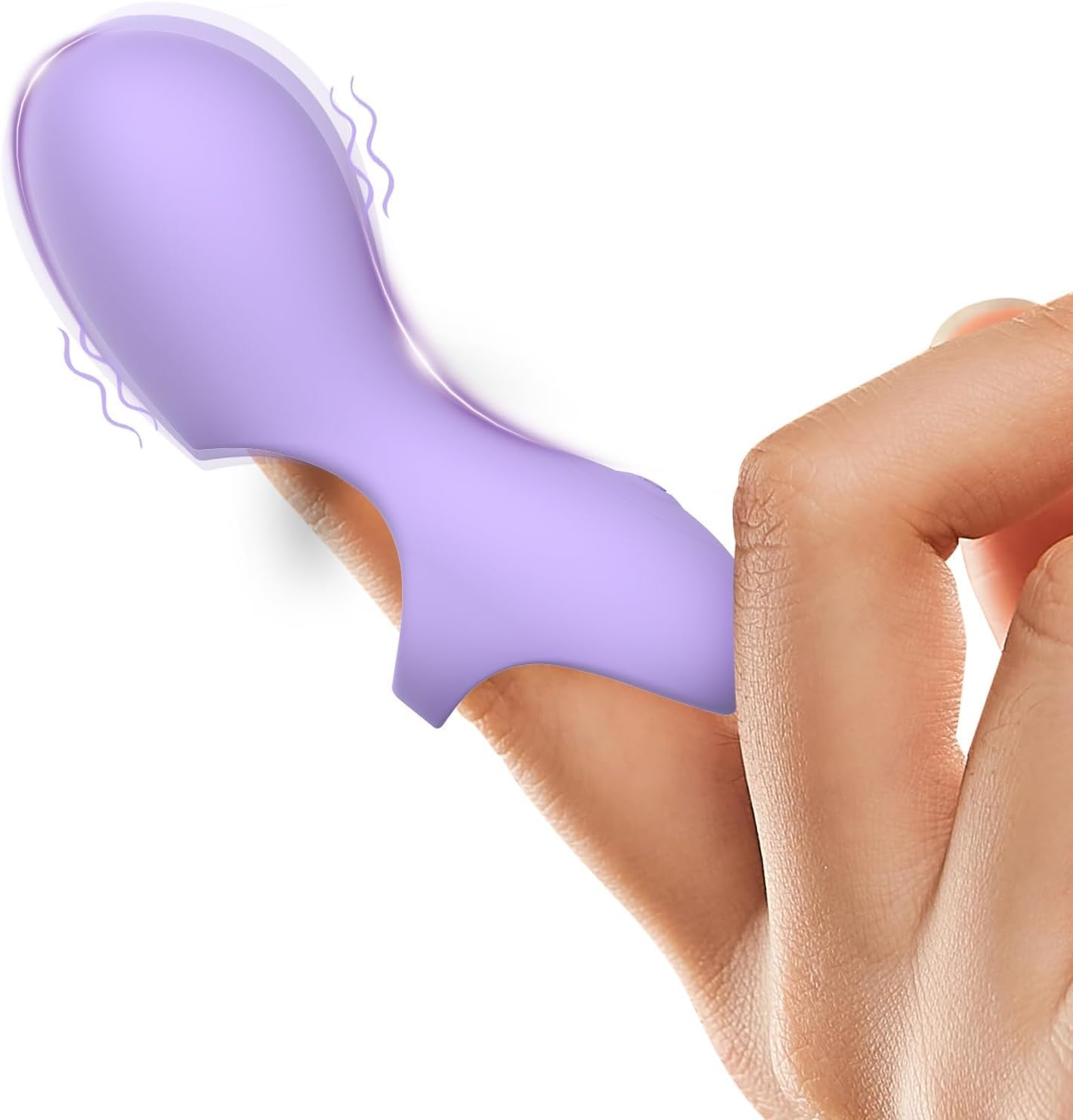 Finger Vibrator for Couples - Powerful Sexual Stimulation Toy for Women with Nipple and Clitoral Sensation - Sexual Pleasure Tools for Women Mini Vibrator Couples Sex Toys (Purple) image number 4