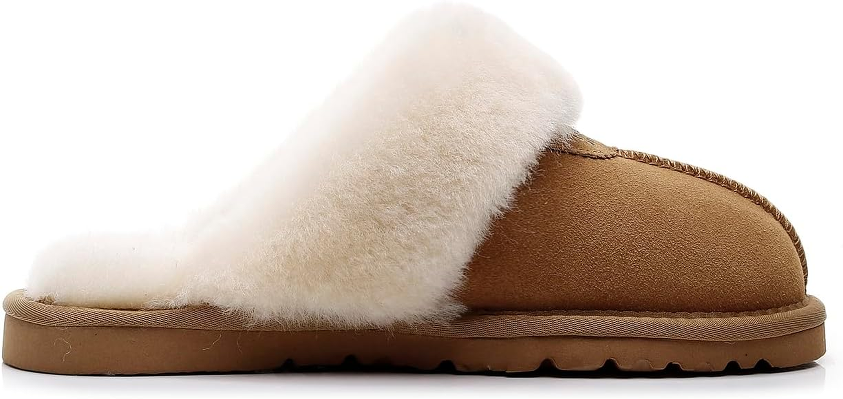 UGG 1978AUS Women'S Men'S Slippers - Premium Australian Sheepskin House Slippers with Cloud-Like Comfort, Fluffy Fur & Anti-Slip Sole, Super Warm & Cozy, Water-Resistant image number 5