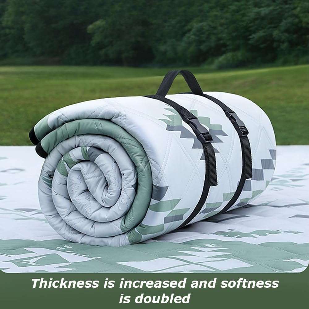 Picnic Mat,Leisure Sheet,Waterproof Foldable Mat,Picnic Blanket,Large Outdoor Blanket,For Grass, Beach,Waterproof Sandproof,Picnic Mat Washable Portable for Camping,Checkered Pattern