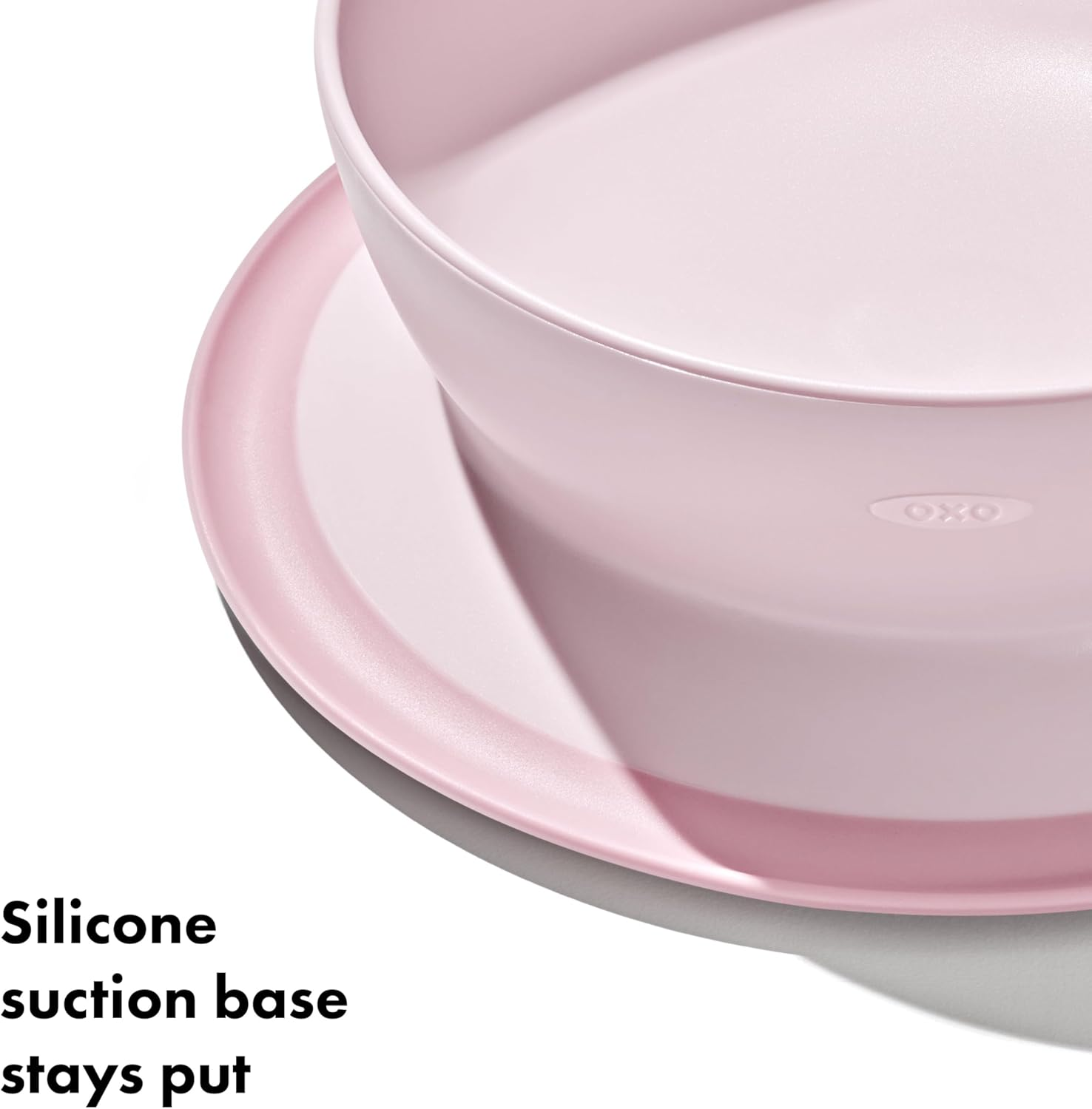 OXO Tot Stick and Stay Suction Bowl - Blossom image number 3