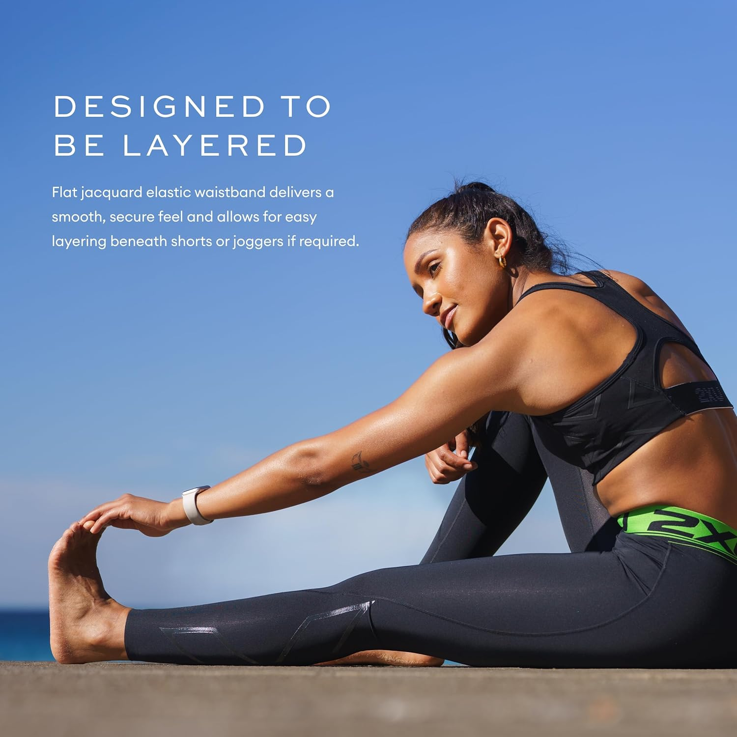 2XU Women'S Refresh Recovery Compression Tights - Powerful Compression, Post Workout Muscle Recovery - Black/Nero image number 3