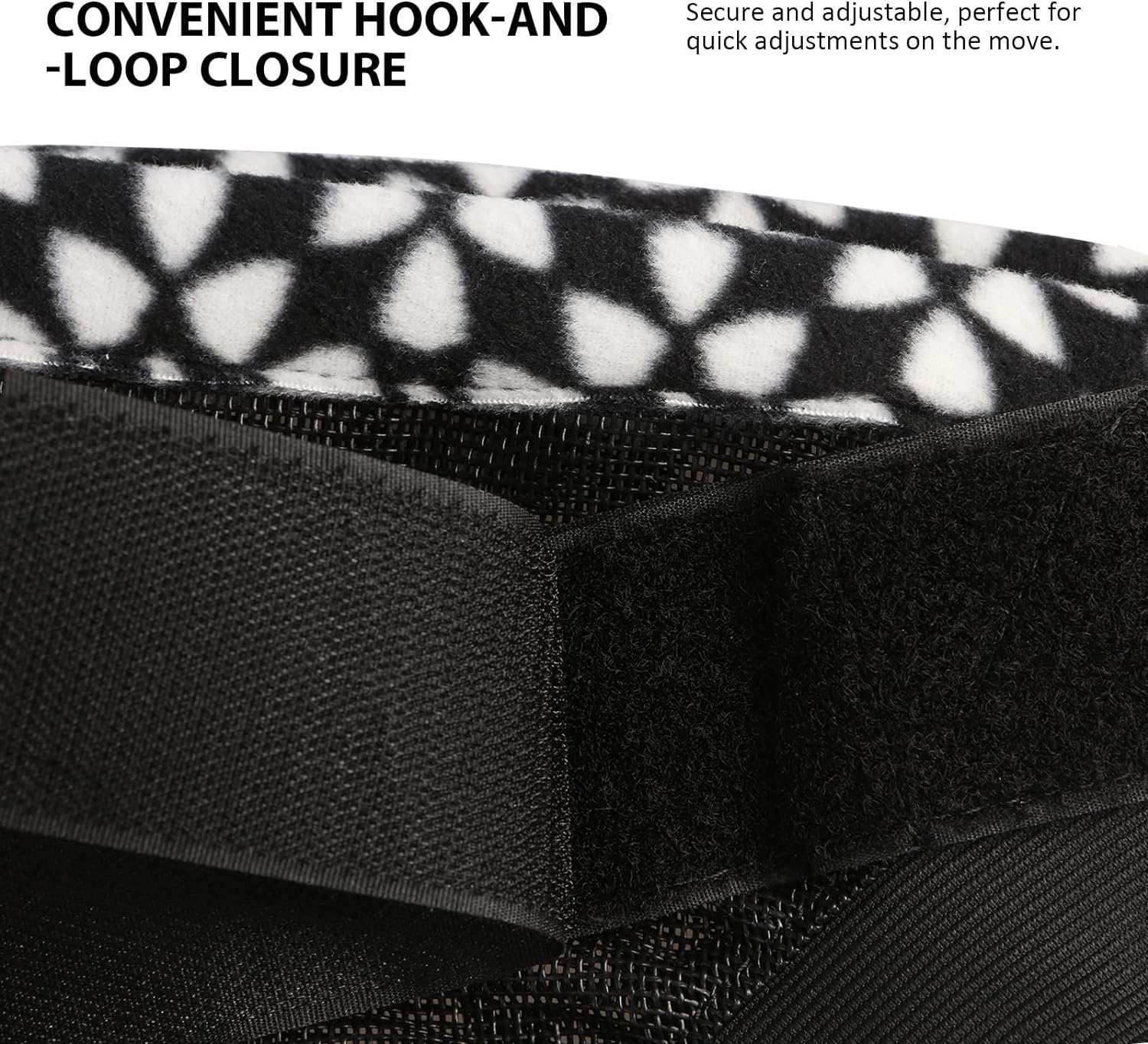 Harrison Howard Cattle Livestock Fly Mask Breathable Mesh Padded Edging with Fun Patterns Large Spacing Forelock Opening Design Adjustable Fit for Cattle Deep Grey - Deep Grey image number 6