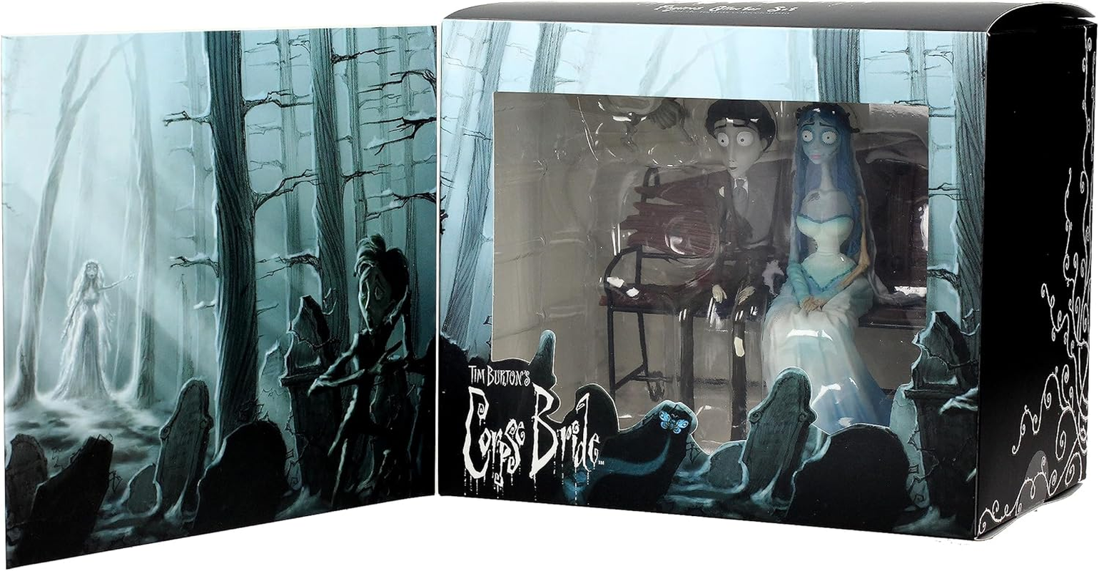 Corpse Bride - Victor and Emily on Bench 1:10 Scale Figure Set image number 3