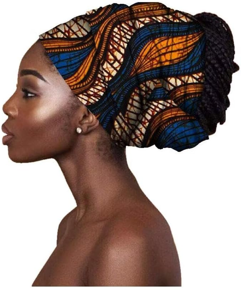 African Headwraps for Women Head Wraps Ankara Wrap Head Scarf image number 6