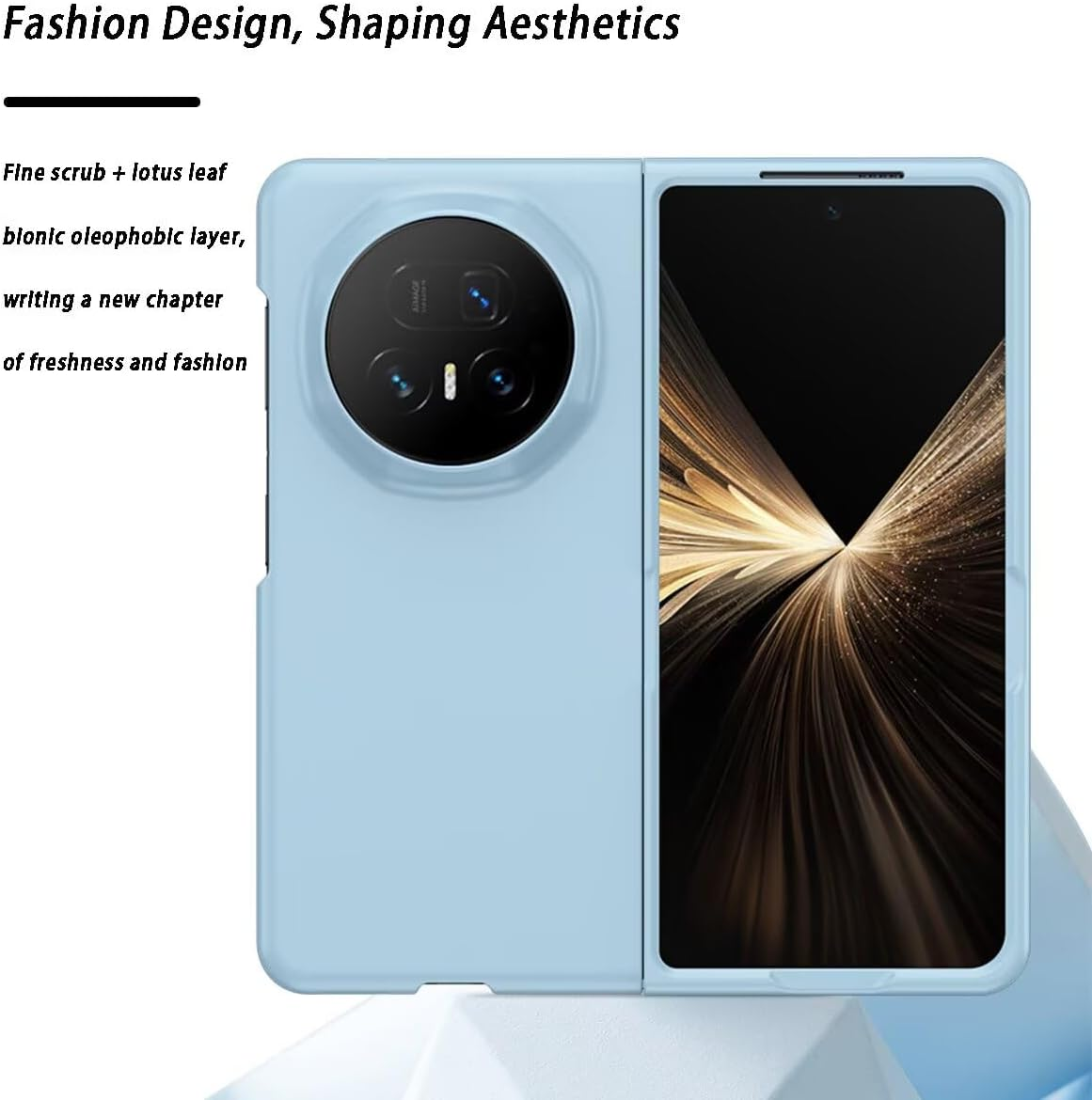 EASSGU Silicone Case Suitable for Honor Magic V5 (7.95 Inches), Skin-Friendly and Hard PC Protective Case against Drops and Scratch-Resistant - Dark Green image number 5