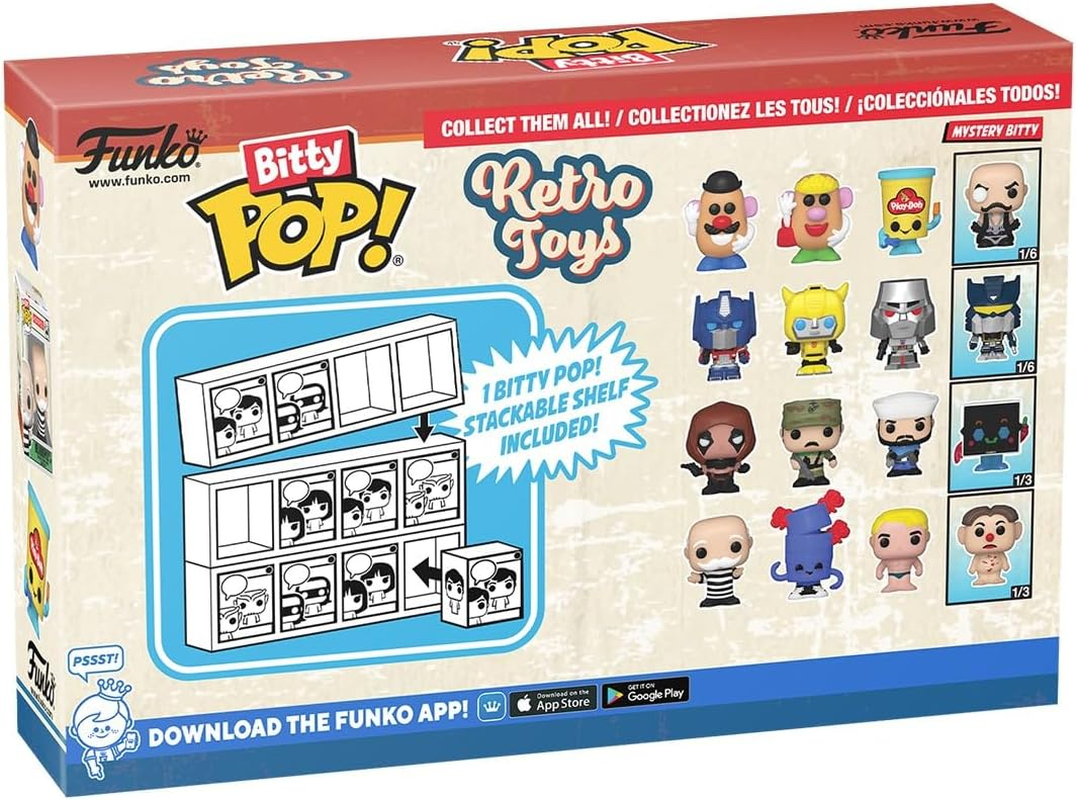 FUNKO Bitty POP!: Retro Toys - Mr. Potato Head 4-Pack image number 6