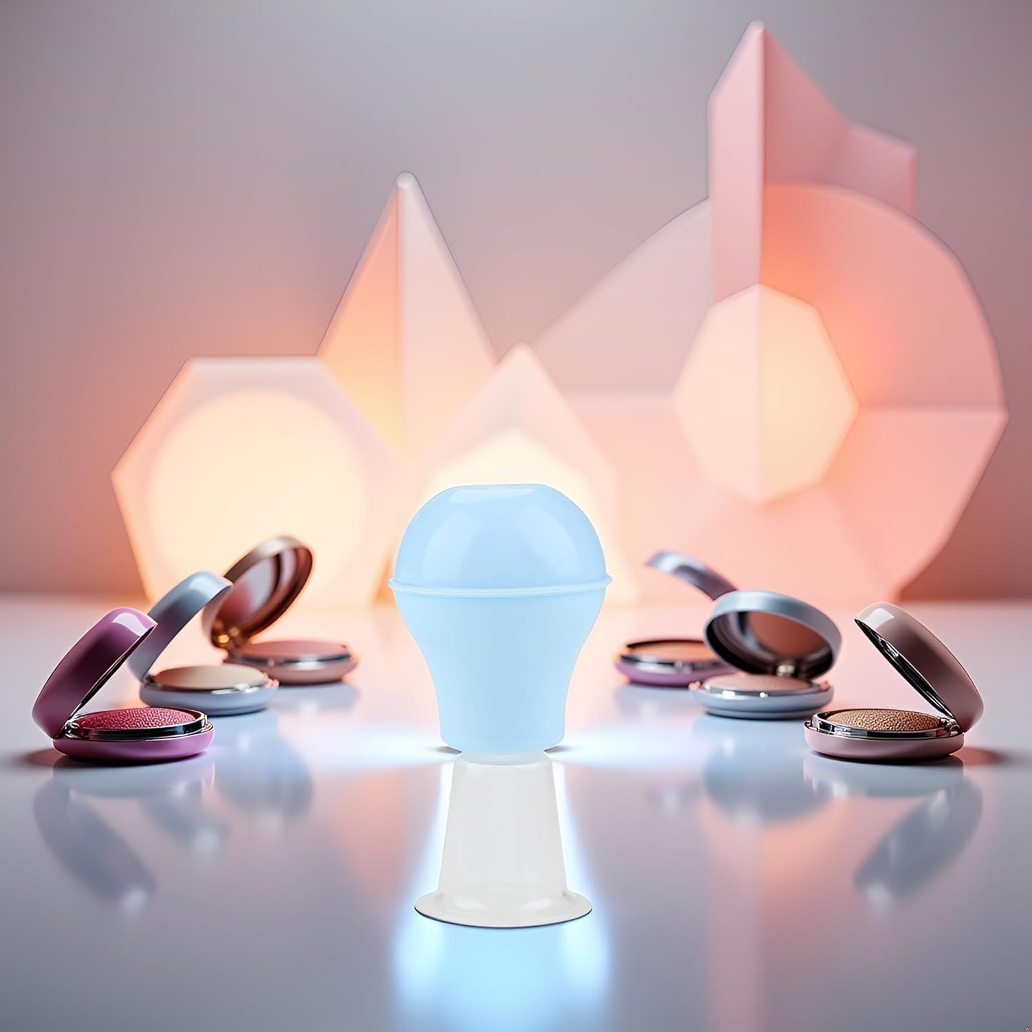 Blue Nipple Corrector,Women Silicone Nipple Enlargement Suction Enlarger Sucker Corrector for Breastfeeding Inverted Flat Nipples Aspirator Puller Health Care Breast Shells and Nipple Therapy Products image number 1