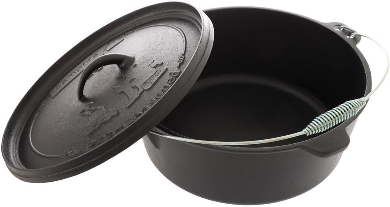 Campfire Pre-Seasoned Camp Dutch Oven, 12 Quart Capacity image number 4