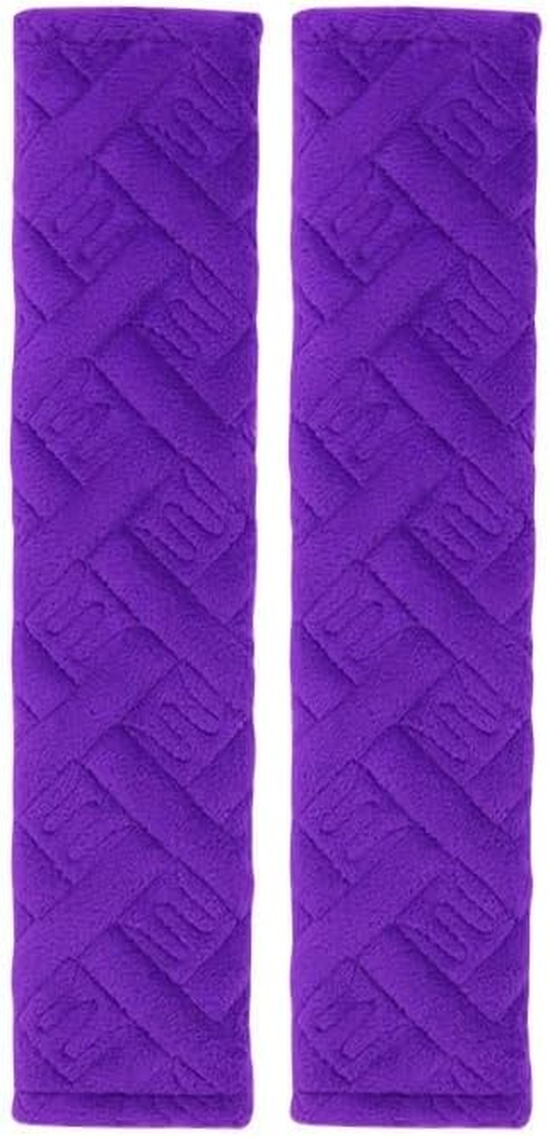 2-Pack Universal Car Seat Belt Pads Cover for a More Comfortable Driving, Seat Belt Shoulder Strap Covers Harness Pad for Car Interior Accessories (Purple, One Size) image number 4