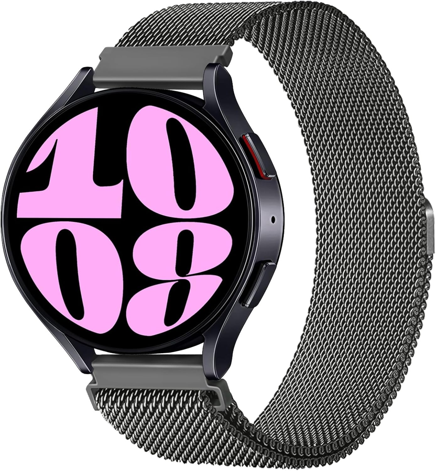 Milanese Bands for Samsung Galaxy Watch 7/FE/6/5/4/3 Band 40Mm 44Mm 41Mm 47Mm 43Mm 46Mm 42Mm,20Mm Quick Release Watch Band Magnetic Mesh Metal Strap for Amazfit Bip U Pro/Gts/Galaxy Watch Active 2/Active - Black/Silver/Rose Gold/Colorful image number 7