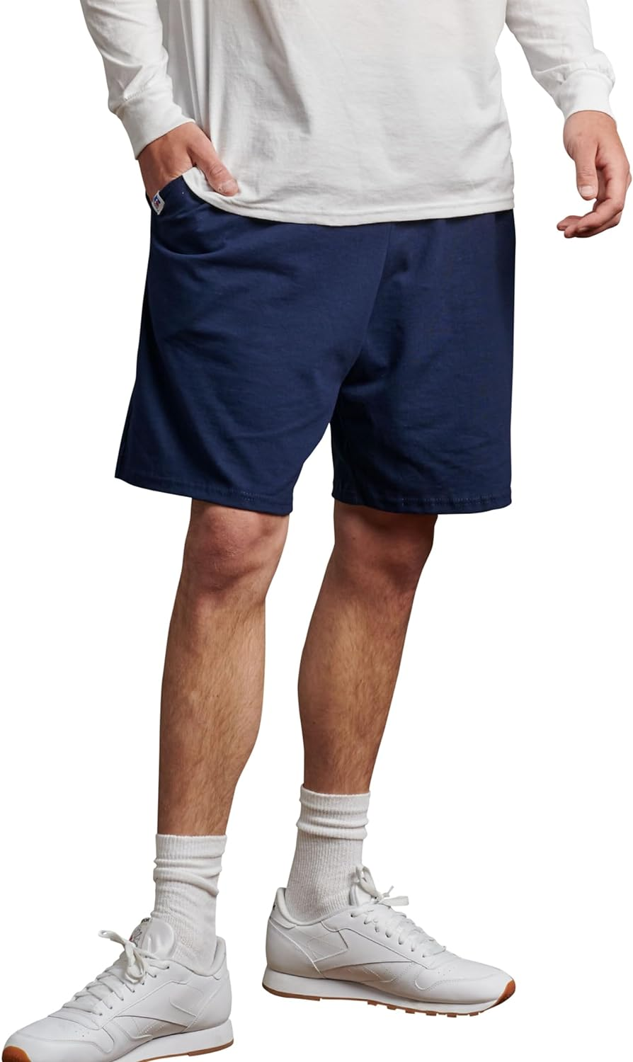 Russell Athletic Men'S Cotton Baseline Short with Pockets