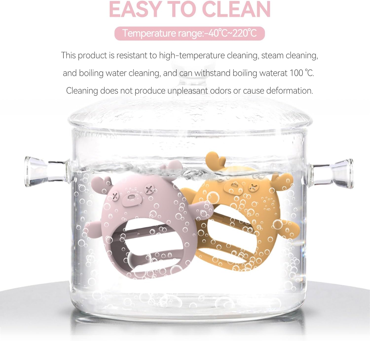 3 Packs Baby Teething Toy for 3-6 6-12 Months, Food Grade Silicone Teething Mitten, anti Dropping Wrist Hand Teethers Baby Chew Toys for Sucking Needs, BPA Free - Green+Blue+Gray image number 5