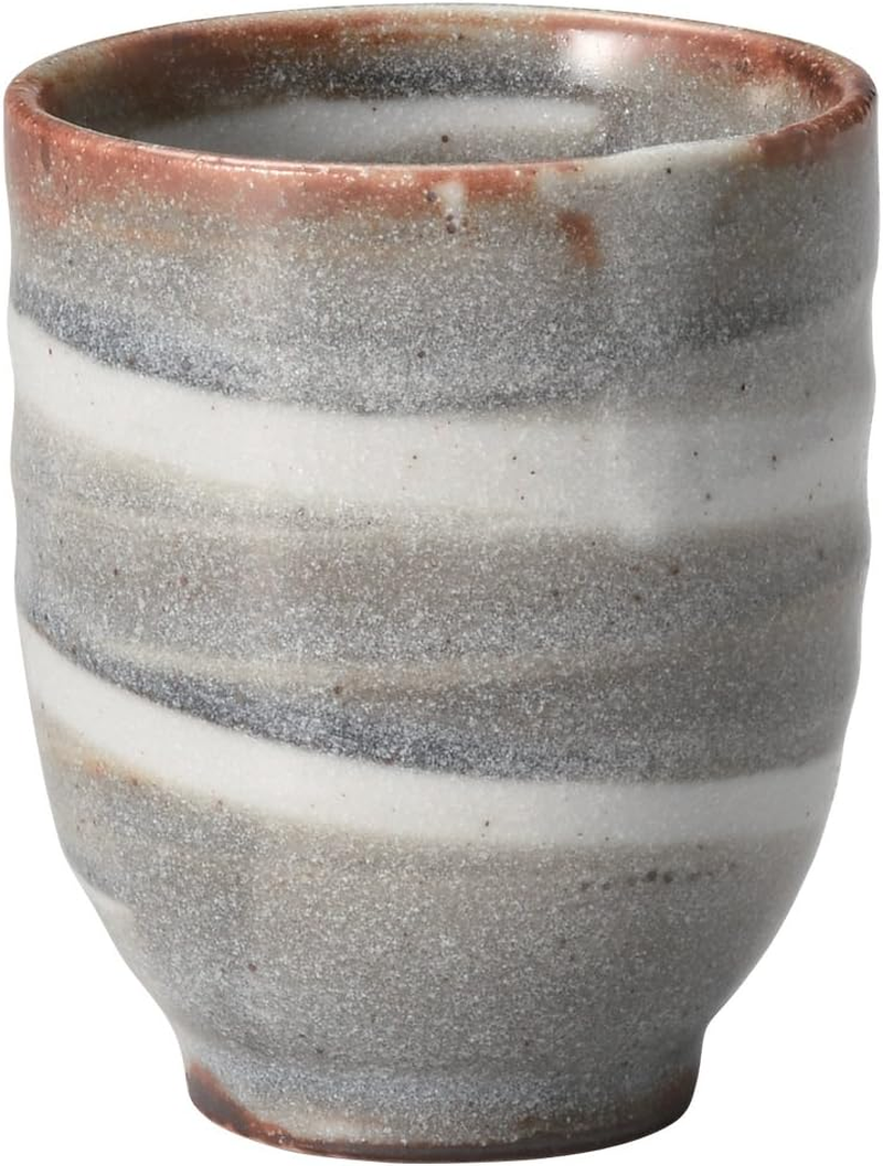 Yamashita Crafts 15022420 Teacup, Ceramic, &Phi;2.8 X 3.3 Inches (7 X 8.5 Cm), 7.9 Fl Oz (200 Cc), Shino Cosmetic Soil Teacup, Large image number 2