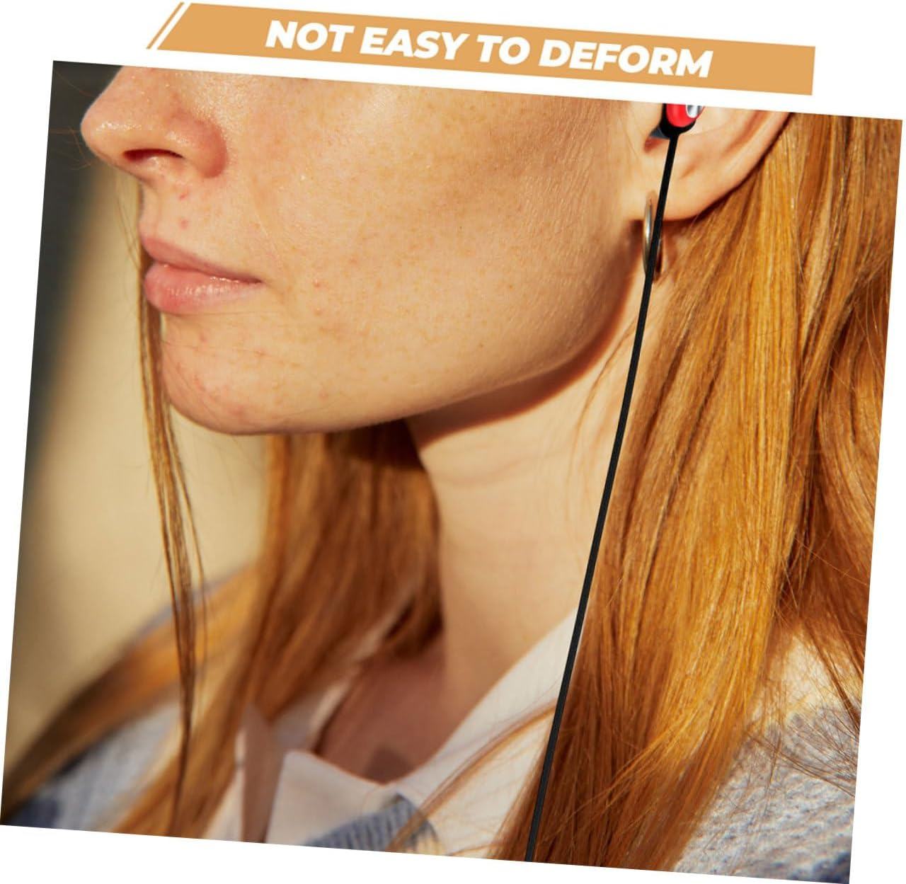 PAMINGONO Earbud Lanyard Flexible Silicone Earphone Strap Removable Replacement Earbud Holder Use as Ear Plugs Hanger Lanyard Strap While Exercising image number 1