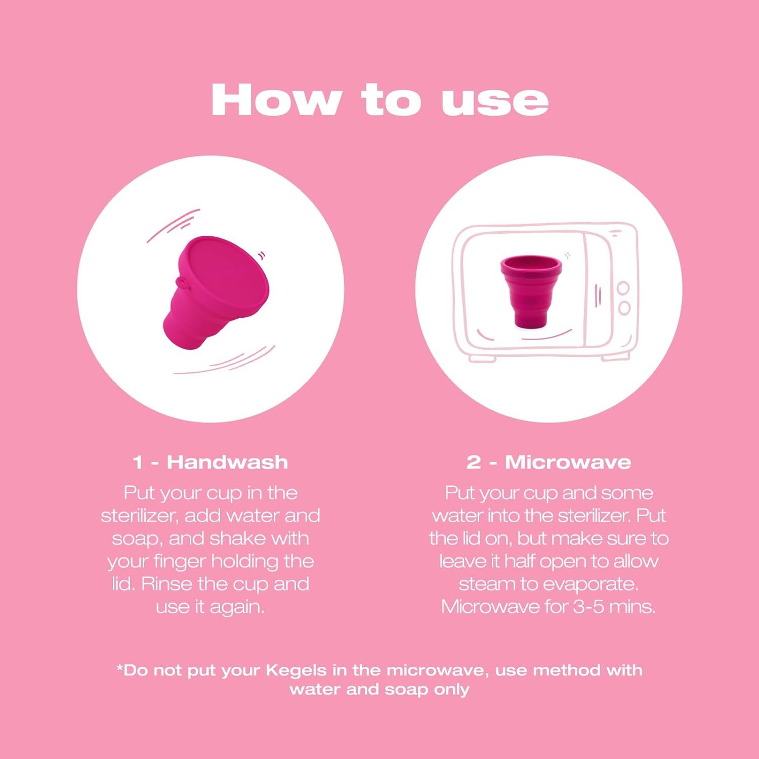 Intimina Sterilizing Cup - Collapsible Container for On-The-Go Menstrual Cups Sterilization, Menstrual Cup Sterilizer, Period Cup Sterilizer, Copa Menstrual Kit image number 4