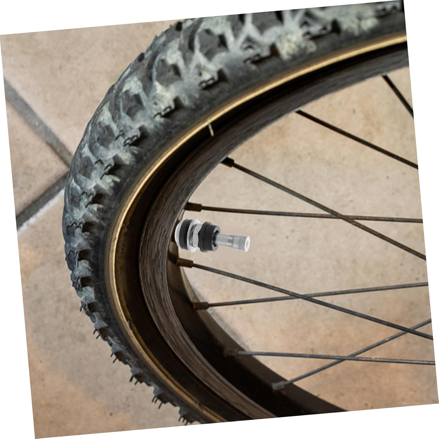 Iplusmile 4Pcs Metal Valve Stems Tire Valve Stems for Car Wheels for Automotive Tire image number 3