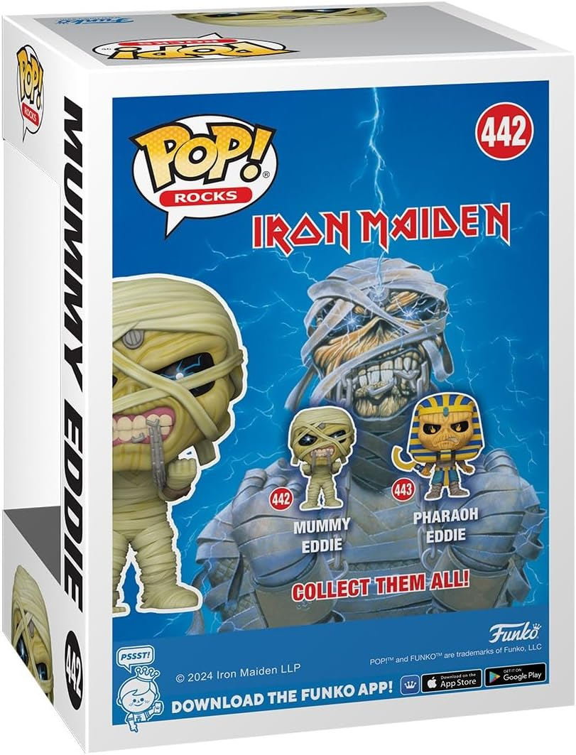 FUNKO POP! Rocks: Iron Maiden - Eddie Mummy Powerslave, 40Th Anniversary image number 5