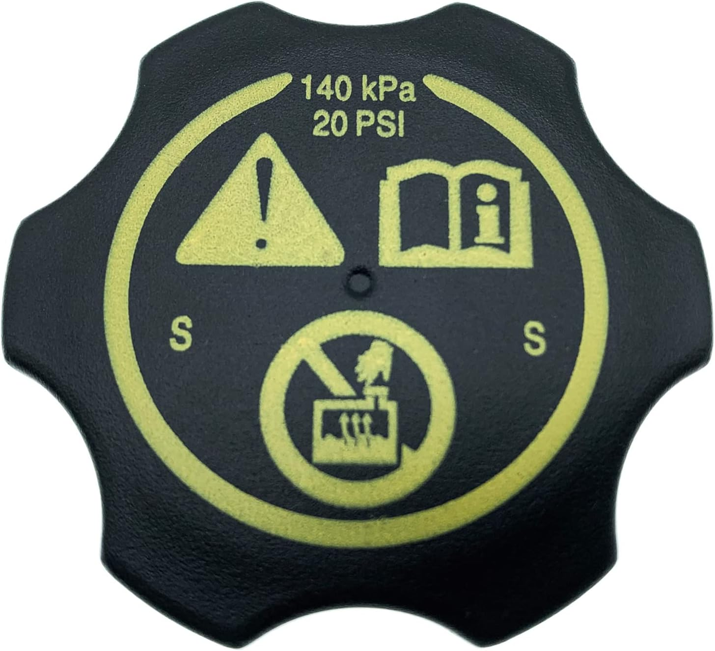 Power Steering Cap (Black, ABS) - Compatible with Ford Focus, Mondeo CHIA-X, S-Max & Land Rover Freelander 2 - Replaces 97BG-3A006-BA, LR000758 image number 3