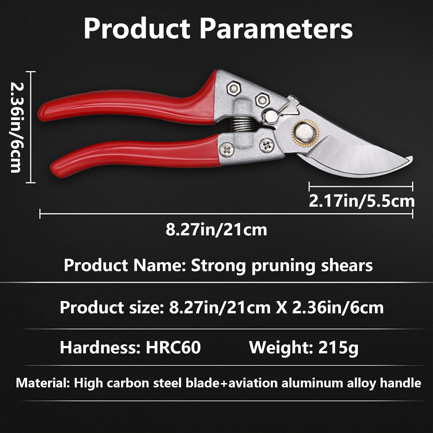 5 Pack Garden Shears with Gardening Gloves Set，High-Carbon Steel Sharp Pruning Shears，Horticultural Fruit Picking Scissors，Straight Head and Electrician Scissors with a Black Storage Bag image number 2